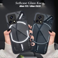 Softcase Glass Electric VIVO Y72 / Y52S Casing Handphone VIVO Y72 / VIVO Y52S Silicone Protective hp
