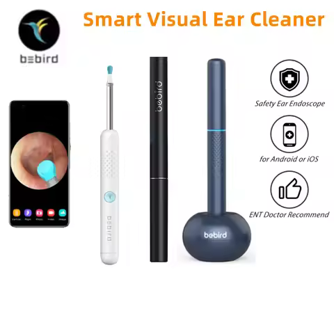 Bebird R1+ R3 T15 M9S Smart Visual Ear Cleaner Otoscope Minifit With 3.5mm Ear Camera Ear Wax Remove