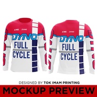 Exclusive Baju Bmx Dyno Full Cycle Tshirt Sublimation Jersey Unisex Full Print