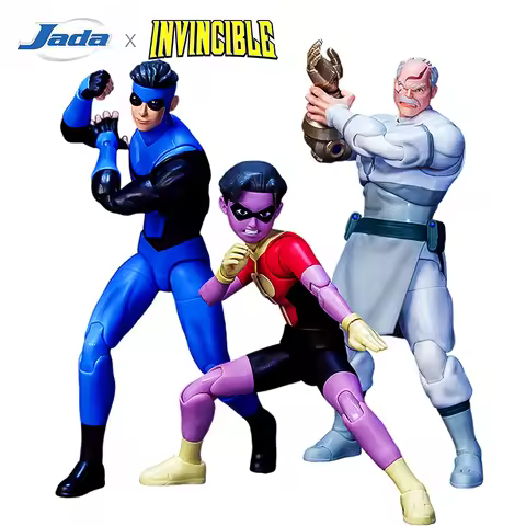 Jada Toys Action Figures 1:12 Invincible W1 Mark/Kid OmniMan/Conquest Officially Licensed