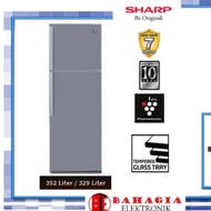 PROMO SPESIAL KULKAS 2 PINTU SHARP SJ-420GP-SD Big Kirei Series