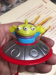 1999 絕版 迪士尼 Disney皮克斯 麥當勞 兒童餐玩具 玩具總動員 Toy story三眼怪 UFO 陀螺 玩具偶況如圖