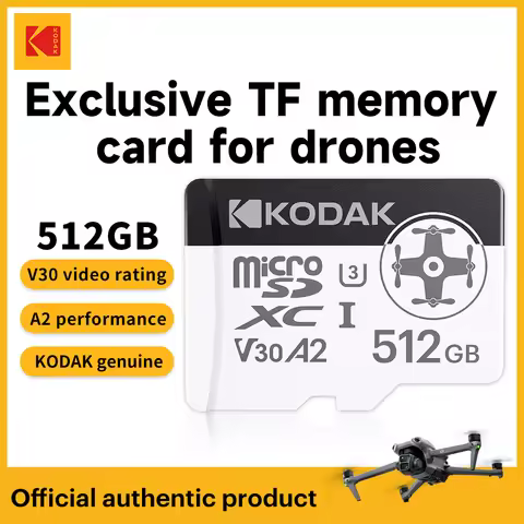KODAK A2 MicroSD Card 512GB 256GB for Drone 128GB Flash Memory Card High Speed U3 V30 TF Card for Co