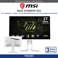 [FAST SHIP] MSI MAG 274QRFW X32 | 27" WQHD | 0.5ms (GtG) | 320Hz | Rapid IPS | Adaptive-Sync | Gamin