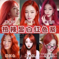 1028 Hair Salon Mermaid Hair Color Hair Color Hair Color Cream Red Mei Hot Push Red Series Trendy De