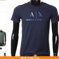 Armani Exchange AX Armani Men's Fashion Casual Pure Cotton Short-Sleeved T-Shirt 3DZTJE ZJH4Z