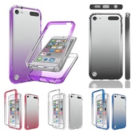 For ipod Touch 7 6 5 Th Dual Layer Hybrid Anti-Scratch Gradient Shockproof Full Body Clear Case Cove