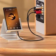 **包郵** [1.5米]音響線 一分二3.5mm轉蓮花插頭 2rca桌上型音響音響線 重低音線 [平行進口] ZZ1256