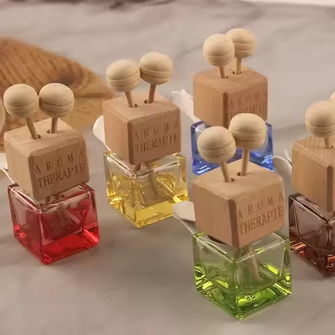 8ML Car Perfume Vent Clip Auto Air Outlet Perfume Bottle Remove Odor Essential Oil Diffuser Aroma Fr
