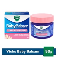 Vicks Baby Balsam Moisturising & Soothing Baby Care Rub (50g)