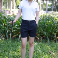Combo women's golf polo shirt FJ 87146 + Genuine FJ golf shorts 87165