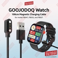 GOOJODOQ Smart Watch Magnetic Charging USB Cable 100cm, Smartwatch Charger (for FB047, FB033 GTS, an