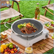 Korean Barbecue Grill Plate Camping Grill Clean BBQ Griddle Practical for Restaurant Hiking BBQ Home