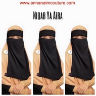 ✔ NIQAB READY STOCK✔ niqab box / niqab 1layer / niqab mask / niqab basic / niqab hitam / niqab arita