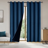 1pc 1mX130cm/160cm/200cm/250cm Width Blackout Curtains Window Blackout Curtain for Living Room Bedro