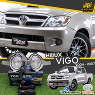 [ E-TAX ] ไฟตัดหมอกวีโก้ ชุดไฟตัดหมอก โตโยต้าไฮลักวีโก้ TOYOTA HILUX VIGO  2004-2007 ( ยี่ห้อ INFINITE )  พร้อมอุปกรณ์ติดตั้งครบชุด