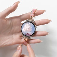 สร้อยข้อมือโซ่20Mm สำหรับ Samsung Galaxy Watch 6 4 3 Classic 5 Pro Active 2/S3เกียร์สังข์หรูหราสำหรับนาฬิกา6 40Mm 44Mm Huawei Watch GT2 3 Strap 22Mm 20Mm