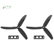 1 pair 5030 3-Blades Direct Drive Propeller Prop CW/CCW for RC Airplane Aircraft (Black)