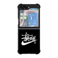 Nike x stussy rubber case samsung z flip 6/z flip 5/z flip 4/z flip 3/z fold 6/z fold 5/z fold 4/z f