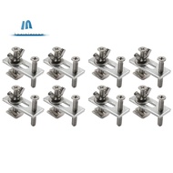 8PCS T-Track Mini Hold Down Clamp Kit, Compatible with 3018-PRO/3018-MX3/3018-PROVer CNC Router Mach