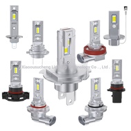 A1 Car led Headlight 1: 1 In-Line Mini H1 H7 H3 H11 H4 9005 9006 Headlight Bulb