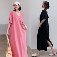 [Cash commodity and quick delivery]Extra Large Size220Long Maxi Dress for Women2022300Korean-style L
