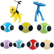 Rainbow Friends Chapter 2: Dinosaur Plush Toys Surrounding Rainbow Friends