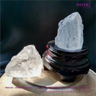 HOJB Azeztulite Satyaloka Clear Quartz Rough Stone 45x60mm(90-100g) 聚寶軒阿赛斯特莱(阿兹特来水晶)”梵天透体”原石45x60mm(