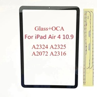 OEM Front Screen Outer Glass With OCA Frame Sticker For iPad Air 4 10.9 A2324 A2325 A2072 A2316 A185