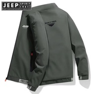 JEEP SPIRIT 1941 ESTD 2022 new stand collar workwear mens jacket baseball suit windproof super hands