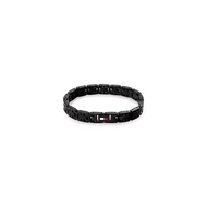 Tommy Hilfiger H-LINK Men's Bracelet IONIC PLATED BLACK STEEL Strap -  Dial 2790717