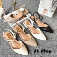 GTSHOP Women's 3cm High Heels Mules B09