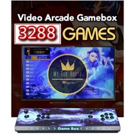 (Latest) 3288 Games + 60 3D games in 1 Arcade Video Games Console Gamebox Metal Material 2 players