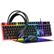 INPLAY STX240 4 in1 Combo | Keyboard + Mouse + Headphone + Mouse Pad 4 in1 Kit | For PC Desktop Lapt