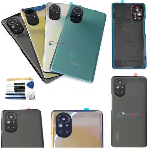 6.57" For Huawei nova 8 ANG-L02B ANG-L21B ANG-L22B ANG-LX1 ANG-LX2 Back Door Battery Cover