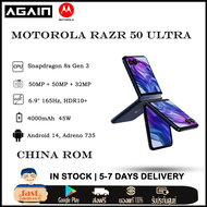 Lenovo Motorola Moto Razr 50Ultra China rom 6.9inch 165Hz Snapdragon 8s Gen 3  4000mAh Google play O