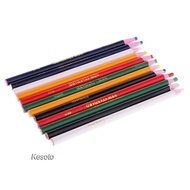 [Kesoto] Prettyia 12pcs 6 Colors Peel off China Markers Chinagraph Grease Pencils