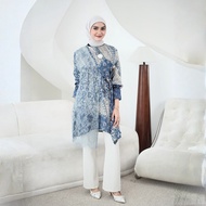 AQEELA Batik Top Blouse LatestWanita (Top ONLY) Blouse Muslimah Blouse Plus Size