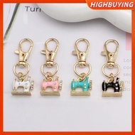 HIGHBUYING 4pcs Mini Sewing Machine Keychains – A Stitch Of Memory & Meaning, Vintage Miniature Enam