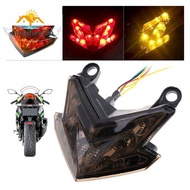 Motorcycle Taillight LED WithTurn Signal Light Brake Light Tail Light for  Z125 2013-2022 Z800 ZX6R 