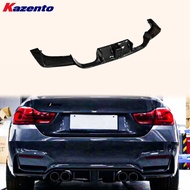 For BMW 4 Series 14-20 F32 F33 F36 (AN Only) Carbon KZ Rear Bumper Diffuser Lip