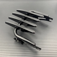 Gloss Black Detachable Stealth Mounting Luggage Rack For Harley Tou Street Electra Glide Road King FLHT FLHX 2009-2022