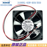 NMB 3108NL-05W-B59/B50 24V 0.19A 8020 8cm Inverter Cooling Fan