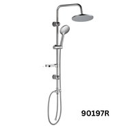 NC Waterworks Rain Shower Set ชุดเรนเชาเวอร์ เหลี่ยม/หัวกลม น้ำอุ่น ครบชุด หัว 20 ซม ชุดฝักบัว 3 จั