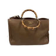 GUCCI Handbag Handbag_Bamboo Shopper Leather BRW Direct from Japan Secondhand