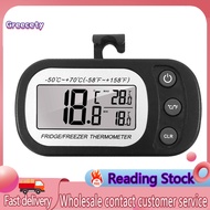 GEY_ Small Refrigerator Thermometer Lcd Screen Refrigerator Thermometer Lcd Digital Refrigerator Thermometer Waterproof Fridge Freezer Temperature Monitor for Kitchen Magnetic