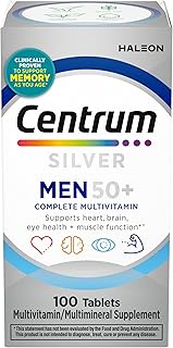 Centrum Silver Multivitamin for Men 50 Plus, Multivitamin/Multimineral Supplement with Vitamin D3, B