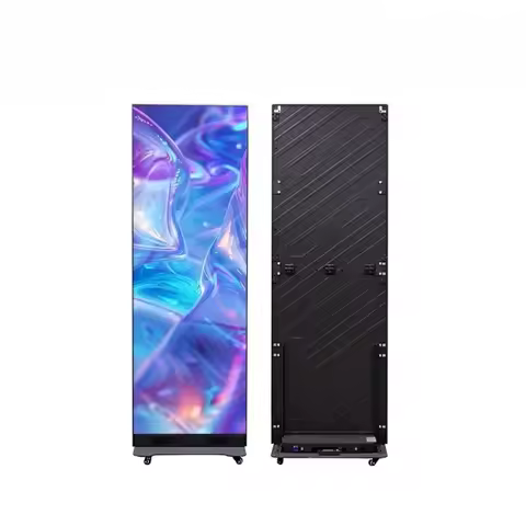 83Inch Digital Foldable Indoor LED Poster Display P1.5 P1.86 P2 P2.5 Vertical Portable Frameless Adv
