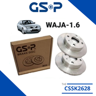 GSP PROTON WAJA 1.6 BRAKE DISC ROTOR FRONT 1SET=2PCS GSP NEW ORIGINAL GSP