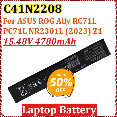 15.48V 4780mAh 74Wh High Capacity C41N2208 Battery for ASUS ROG Ally RC71L PC71L NR2301L (2023) Z1 E
